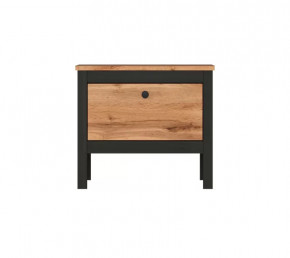 LOFT тумба KOM1K/55 (Дуб вотан/Черный) в Тюмени - mebel-tymen.ru | фото