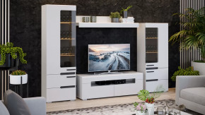 Модульная гостиная «Фьюжн» Белый глянец, Белый в Тюмени - mebel-tymen.ru | фото