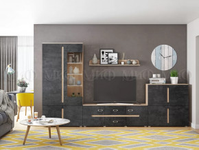 Модульная гостиная Ким Бетон графит-сонома в Тюмени - mebel-tymen.ru | фото