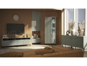 Модульная гостиная Оливия Сумеречный голубой/Шарли бриз в Тюмени - mebel-tymen.ru | фото