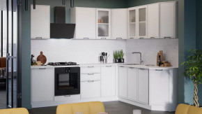 Модульная кухня «Белладжио» Белый, Фон белый в Тюмени - mebel-tymen.ru | фото