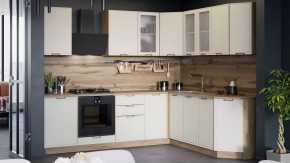 Модульная кухня «Белладжио» Дуб Крафт золотой, Софт панакота в Тюмени - mebel-tymen.ru | фото