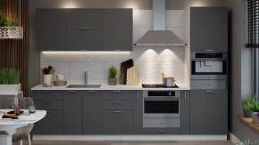 Модульная кухня «Габриэлла» Белый/Титан в Тюмени - mebel-tymen.ru | фото