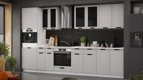 Модульная кухня «Гренада» Белый, Холст мокко в Тюмени - mebel-tymen.ru | фото