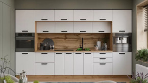 Модульная кухня «Тиана» Дуб Крафт золотой, Белый супермат в Тюмени - mebel-tymen.ru | фото