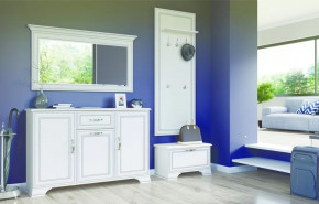 Модульная прихожая Вудлайн кремовый TIFFANY в Тюмени - mebel-tymen.ru | фото