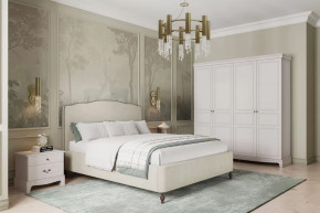 Модульная спальня Лорето Персидский жемчуг/Лак Льняной в Тюмени - mebel-tymen.ru | фото