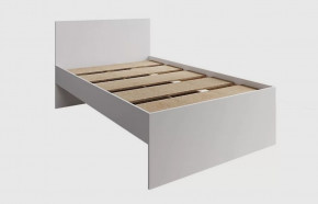 МОРИ КРМЯ 1200.1/1 Кровать с нишей под ящики (сп/м 1200*2000мм), ЛДСП белый (МП/3) НАСТИЛ в Тюмени - mebel-tymen.ru | фото