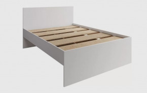 МОРИ КРМЯ 1400.1/1 Кровать с нишей под ящики (сп/м 1400*2000мм), ЛДСП белый (МП/3) НАСТИЛ в Тюмени - mebel-tymen.ru | фото