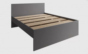МОРИ КРМЯ 1600.1/1 Кровать с нишей под ящики (сп/м 1600*2000мм), ЛДСП графит (МП) НАСТИЛ в Тюмени - mebel-tymen.ru | фото
