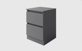 МОРИ ТПМ400.2 Тумба с 2мя ящ. (ш402*г420*в558мм), ЛДСП графит (МП) в Тюмени - mebel-tymen.ru | фото