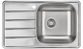 Мойка для кухни Ukinox GRM 780.480 GT (0,6) R нержавеющая сталь в Тюмени - mebel-tymen.ru | фото
