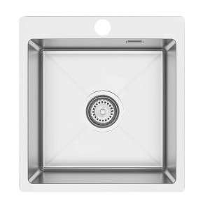 Мойка для кухни Ukinox ПРАКТИКА PRB450.500 -GT10C 0CW & S с выпуском в Тюмени - mebel-tymen.ru | фото