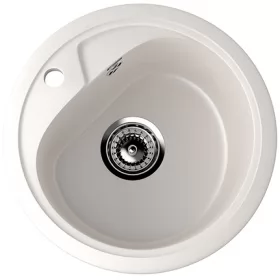 Мойка Ulgran белый D=440мм U500-331 в Тюмени - mebel-tymen.ru | фото