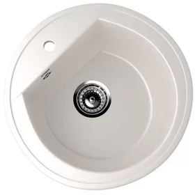 Мойка Ulgran белый D=500мм U103-331 в Тюмени - mebel-tymen.ru | фото