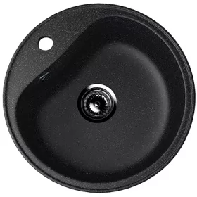 Мойка Ulgran чёрный D=490мм U100-308 в Тюмени - mebel-tymen.ru | фото