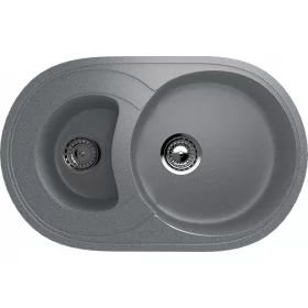 Мойка Ulgran тёмно-серый 740х465мм U504-309 в Тюмени - mebel-tymen.ru | фото