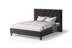 Мягкая кровать Аделия, 1400*2000 мм, кофе в Тюмени - mebel-tymen.ru | фото