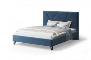 Мягкая кровать Мила, 1800*2000 мм, синий в Тюмени - mebel-tymen.ru | фото