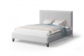 Мягкая кровать Сильвия, 1600*2000 мм, серо-бежевый в Тюмени - mebel-tymen.ru | фото