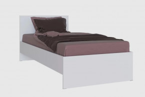 МЭНКС МСКР-1 Кровать 0,9м с мягкой накладкой (МСН-20) (сп/м 900*2000мм), Белый (НАСТИЛ) в Тюмени - mebel-tymen.ru | фото