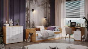 Набор детской мебели «Хилтон» стандартный №1 Дуб Крафт золотой, Белый матовый в Тюмени - mebel-tymen.ru | фото