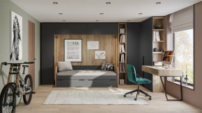 Набор детской мебели «Порто» №2 Яблоня Беллуно, Графит софт в Тюмени - mebel-tymen.ru | фото