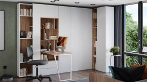 Набор детской мебели «Порто» №5 Белый Жемчуг, Яблоня Беллуно, Белый софт в Тюмени - mebel-tymen.ru | фото