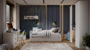 Набор детской мебели «Тиффани» стандартный Белый снег, Белый софт в Тюмени - mebel-tymen.ru | фото