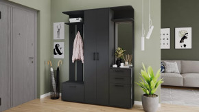 Набор мебели для прихожей «Витра» Тип 2 Антрацит в Тюмени - mebel-tymen.ru | фото