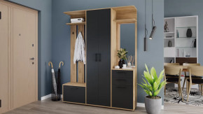 Набор мебели для прихожей «Витра» Тип 2 Дуб Крафт золотой, Антрацит в Тюмени - mebel-tymen.ru | фото