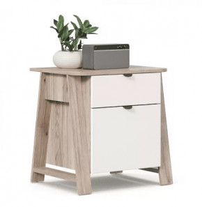 Нео ЛД.541090.000 Тумба 610 для стола (Дуб Маувелла PR/Белый) в Тюмени - mebel-tymen.ru | фото