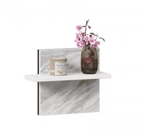 Норд ЛД.677130.000 Полка навесная (Белый/Чёрный) в Тюмени - mebel-tymen.ru | фото