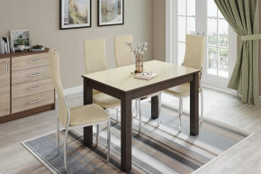 Обеденный стол Норман 1200х800 лакобель ваниль в Тюмени - mebel-tymen.ru | фото