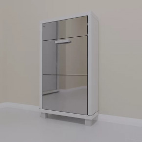 Обувница 2-х секционная Люкс Плюс Зеркало в Тюмени - mebel-tymen.ru | фото