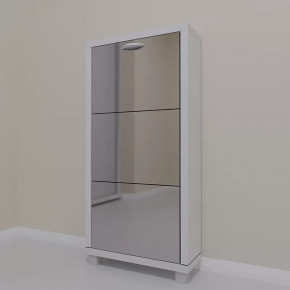 Обувница 3-х секционная Люкс Зеркало в Тюмени - mebel-tymen.ru | фото