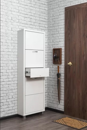 Обувница 4-х секционная Люкс Плюс ЛДСП в Тюмени - mebel-tymen.ru | фото