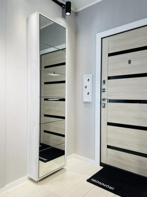 Обувница 6-ти секционная Лайт Зеркало в Тюмени - mebel-tymen.ru | фото