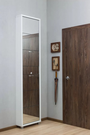 Обувница 6-ти секционная Люкс Зеркало в Тюмени - mebel-tymen.ru | фото