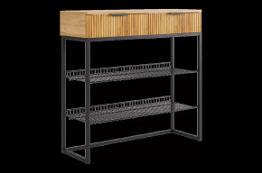 Обувница Классная 1 дуб крафт золотой/акация светлая/черный муар в Тюмени - mebel-tymen.ru | фото