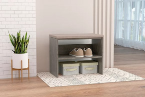 Обувница мягкая Камень темный/Бежевый Диал в Тюмени - mebel-tymen.ru | фото