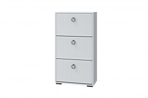 Обувница Шарлиз, белое сияние/белый снег софт в Тюмени - mebel-tymen.ru | фото