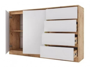 Охта Комод 1600.1/2 Дуб Вотан/Белый в Тюмени - mebel-tymen.ru | фото