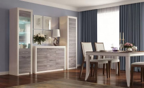 ОКТАВА ГОСТИНАЯ №ДКХ-2 (1С2Я, 2С4Я, пенал 1В1С) дуб клабхаус серый в Тюмени - mebel-tymen.ru | фото