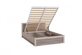 ОКТАВА Кровать с ПМ (сп/м 1400*2000мм) (ортопед. основание), дуб клабхаус серый в Тюмени - mebel-tymen.ru | фото