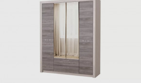 ОКТАВА Шкаф 4С2Я с 2мя зерк. (4дв, 2ящ) (ш1740*г570*в2170мм), дуб клабхаус серый в Тюмени - mebel-tymen.ru | фото