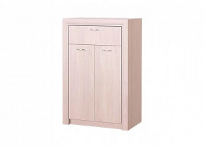 ОКТАВА Тумба комбинированная (2дв, 1ящ) (ш740*г470*в1140мм), ясень анкор светлый в Тюмени - mebel-tymen.ru | фото