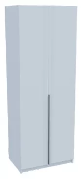 Ольга 6 шкаф 2-х дверный с 3-мя ящиками Серый в Тюмени - mebel-tymen.ru | фото