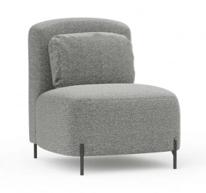 Оливия ЛД 600.800.000 Кресло (Темно-серый, ткань IPEKS 7068 56001) в Тюмени - mebel-tymen.ru | фото