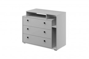 Оскар Комод 3 ящика Белый снег в Тюмени - mebel-tymen.ru | фото